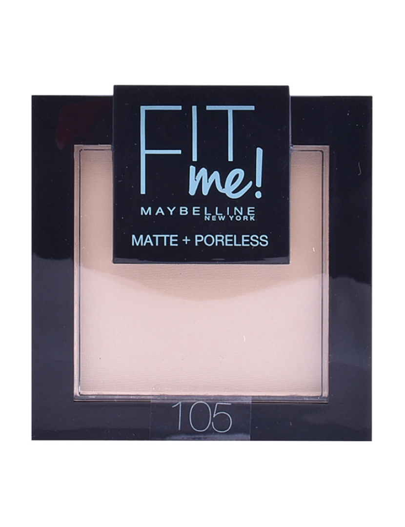 Maybelline - FIT ME MATTE+PORELESS powder #105-natural