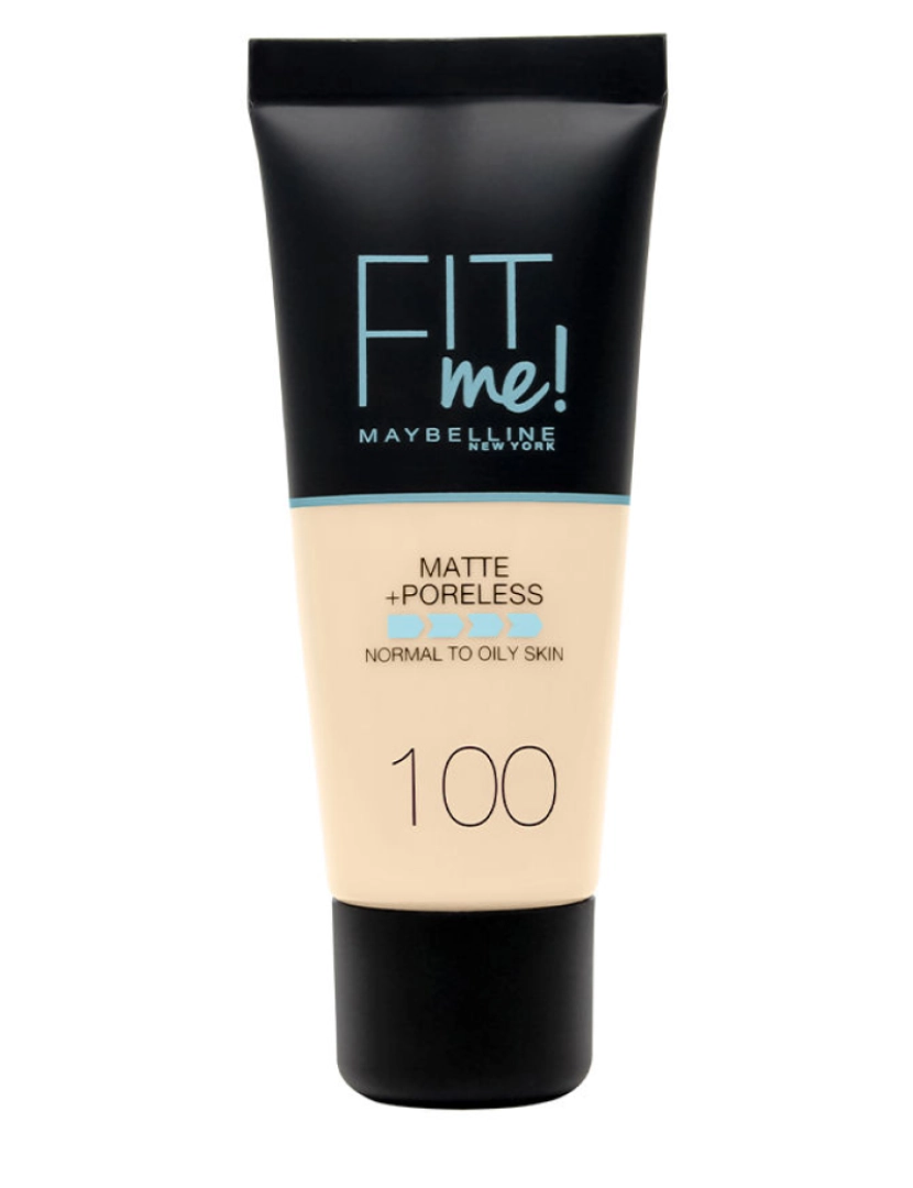 Maybelline - Fit Me! Foundation Matte+poreless #100-warm Ivory 30 ml