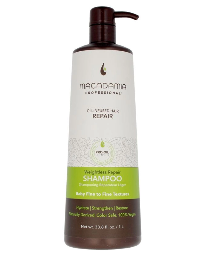 Macadamia - Weightless Moisture Shampoo Macadamia 1000 ml