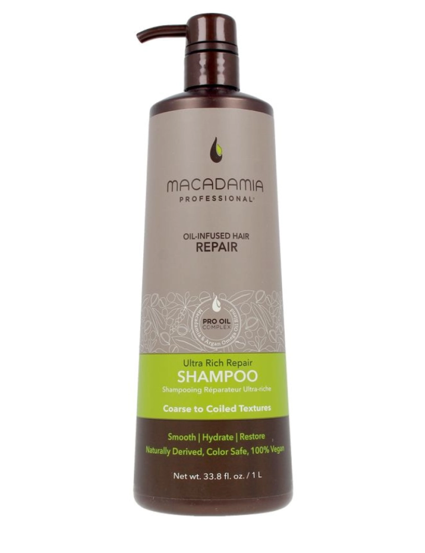 Macadamia - Ultra Rich Moisture Shampoo Macadamia 1000 ml