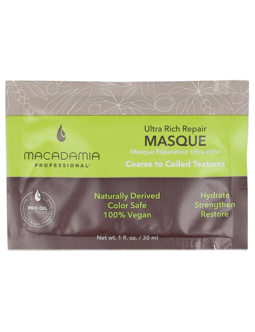 Macadamia - Ultra Rich Moisture Masque Packette Macadamia 30 ml