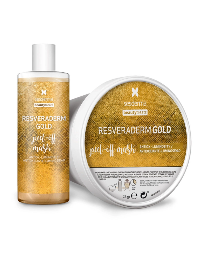 Sesderma - Beauty Treats Resveraderm Gold Mascarilla Peel Off 25 Gr + Sesderma 75 ml