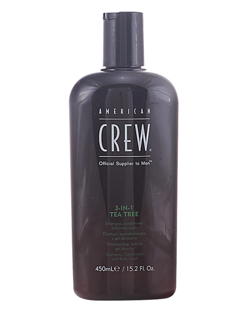 imagem de Tea Tree 3 In 1 Shampoo, Conditioner And Body Wash American Crew 450 ml1