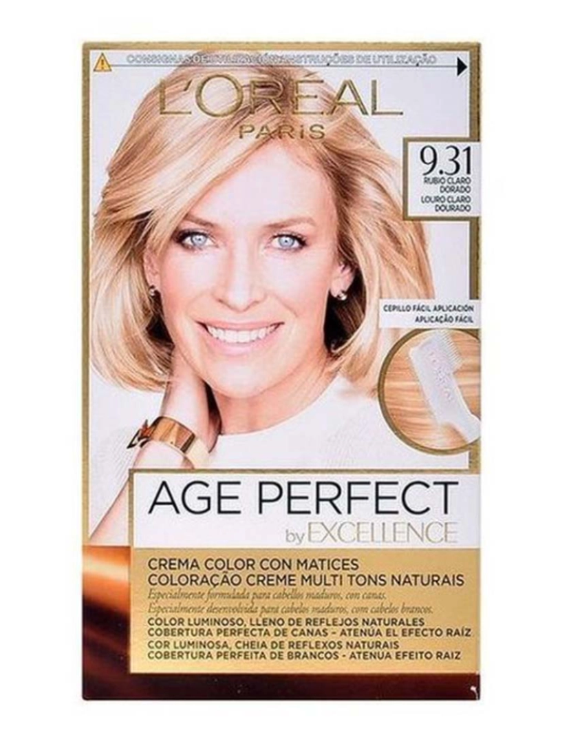 L'Oréal - Excellence Age Perfect Tinte #9,31 Rubio Muy Claro Dorado