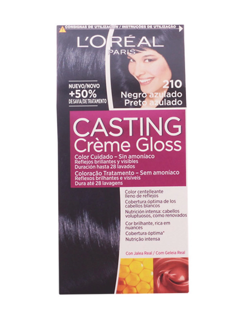 L'Oréal - Casting Creme Gloss 210-Preto Azulado