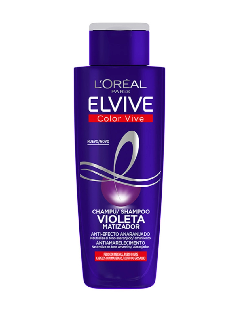 L'Oréal - Champô Matizador Elvive Color-Vive Violeta 200Ml