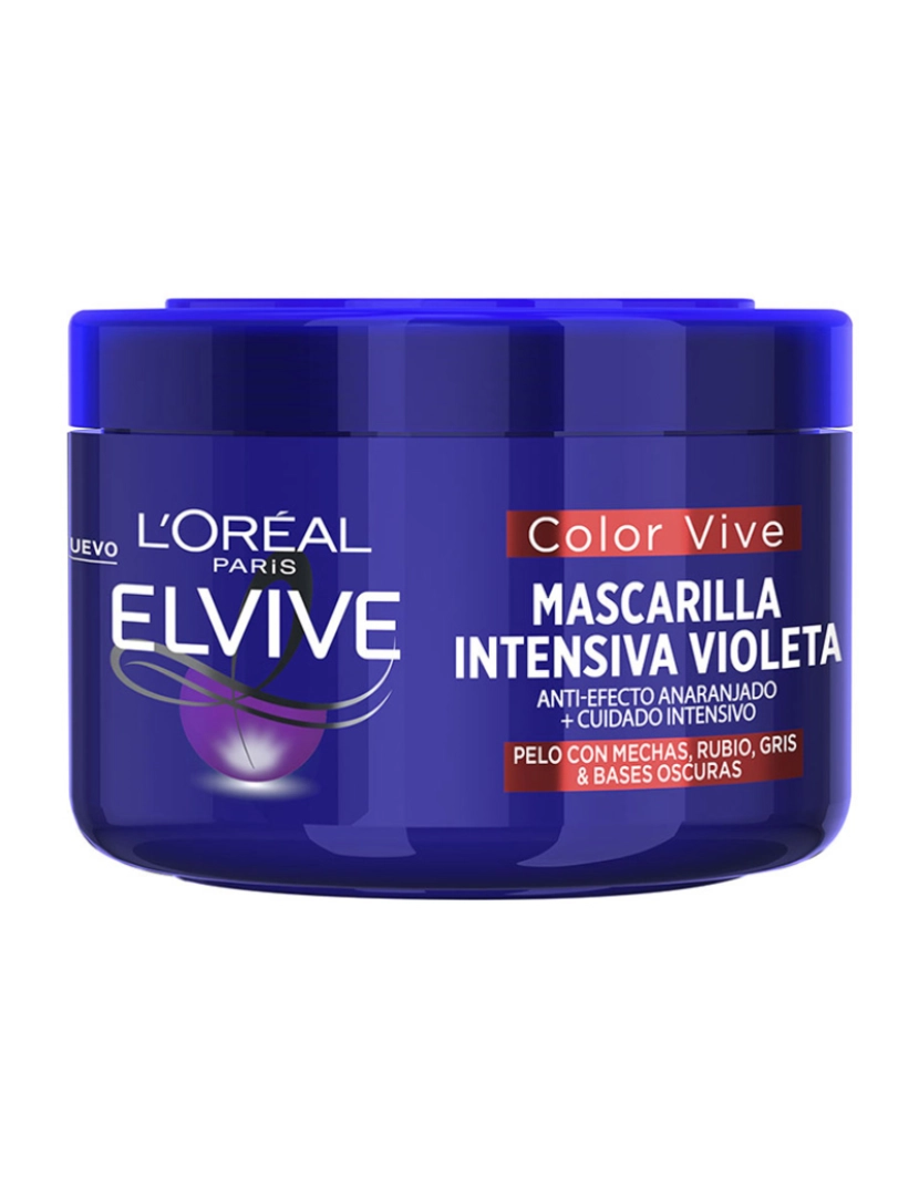 L'Oréal - Máscara Intensiva Elvive Color-Vive Violeta 250Ml 