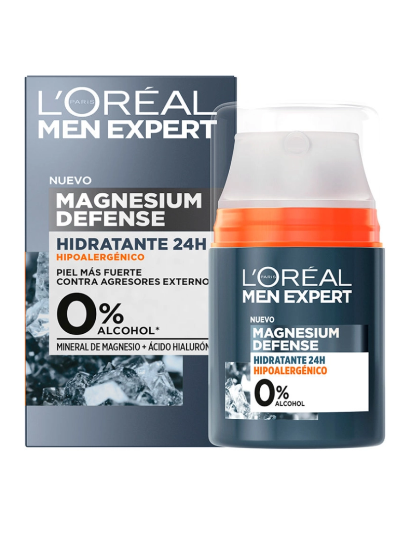 foto 1 de Men Expert Magnesium Defense Hidratante 24 H L'Oréal Paris 50 ml