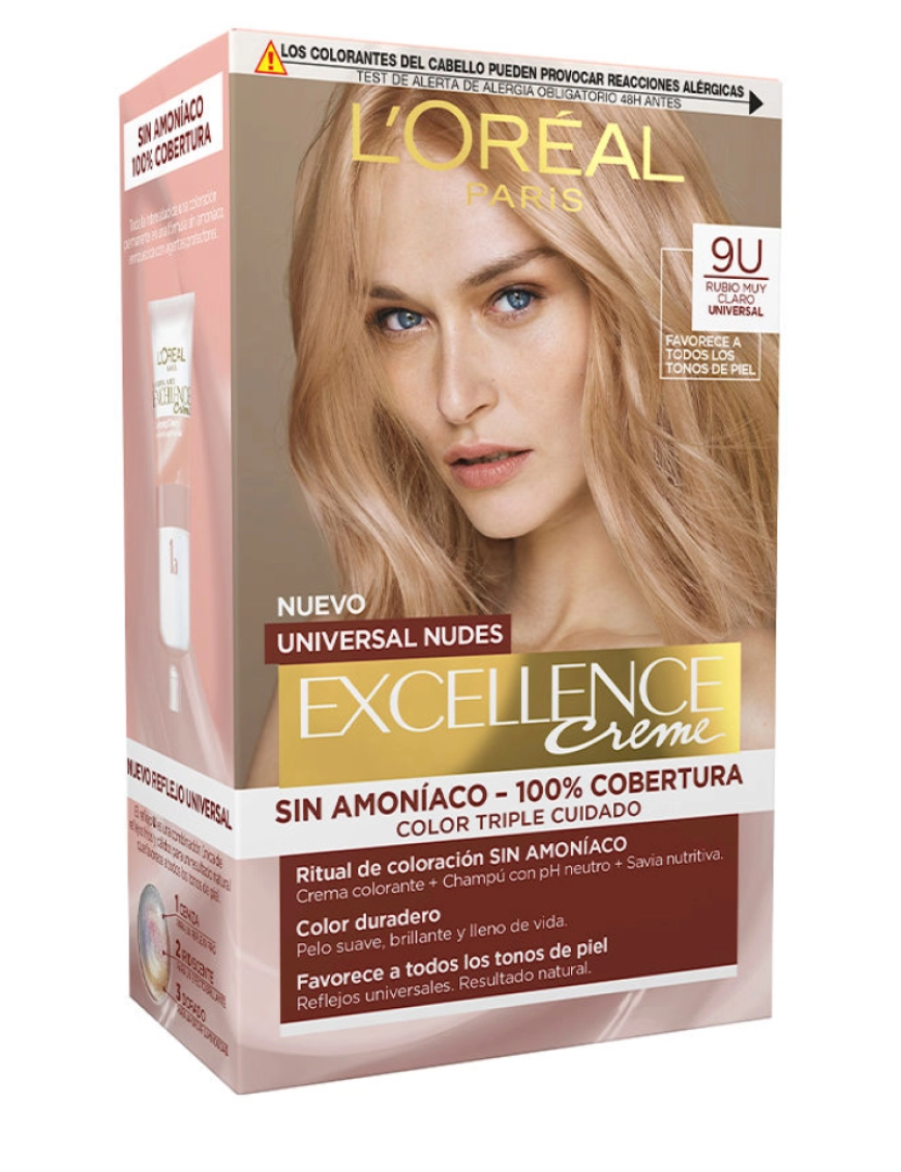 imagem de Excellence Creme Universal Nudes Tinte #9u-very Light Blonde L'Oréal Paris1