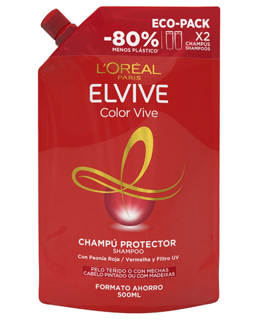 L'ORÉAL PARIS - Elvive Color-vive Champú Protector L'Oréal Paris 500 ml