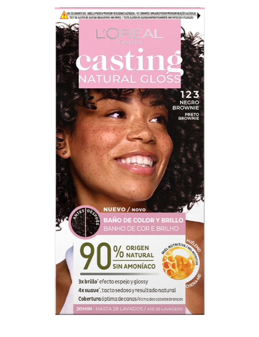 imagem de Casting Natural Gloss #123-negro Brownie L'Oréal Paris 180 ml1