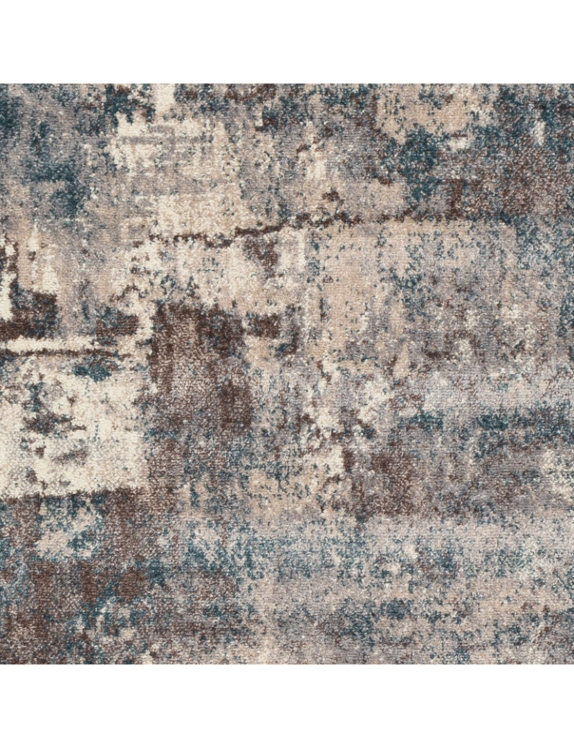 imagem de Tapete Abstracto Moderno - MARGOT - 200 x 275 cm - Azul e Cinza6