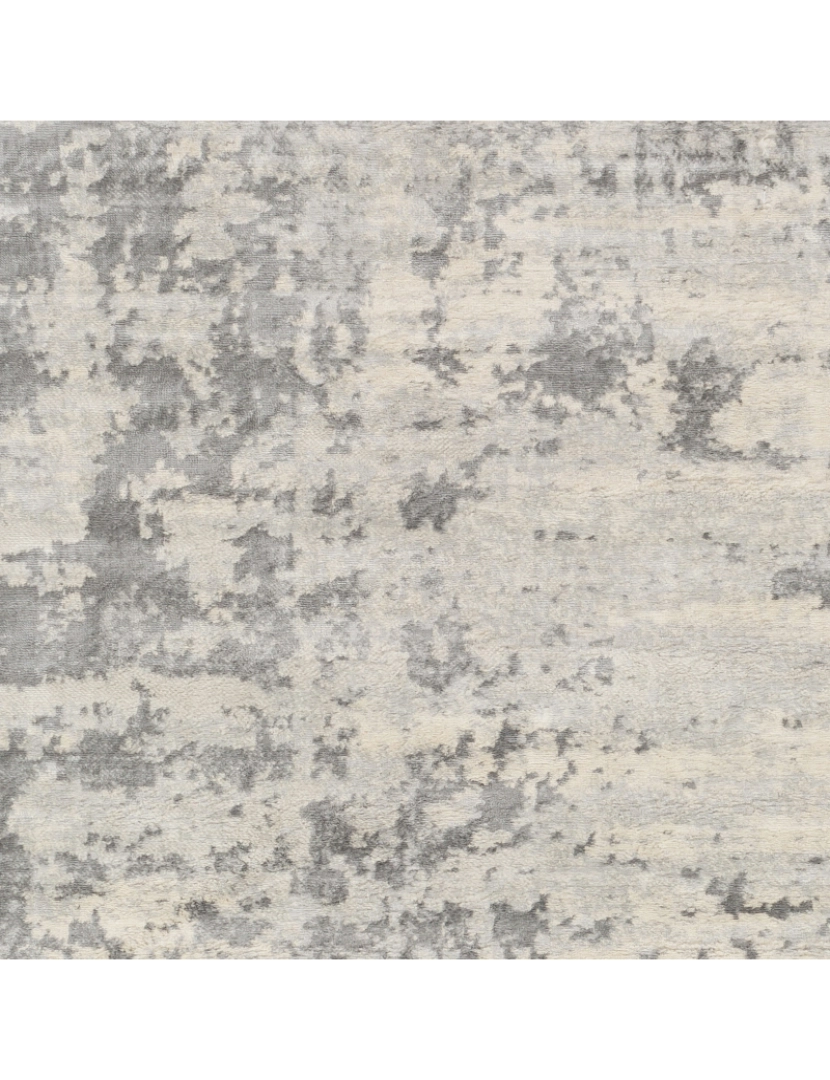 imagem de Tapete Abstracto Escandinavo - VITORIA - 130 x 180 cm - Cinza e Marfim6