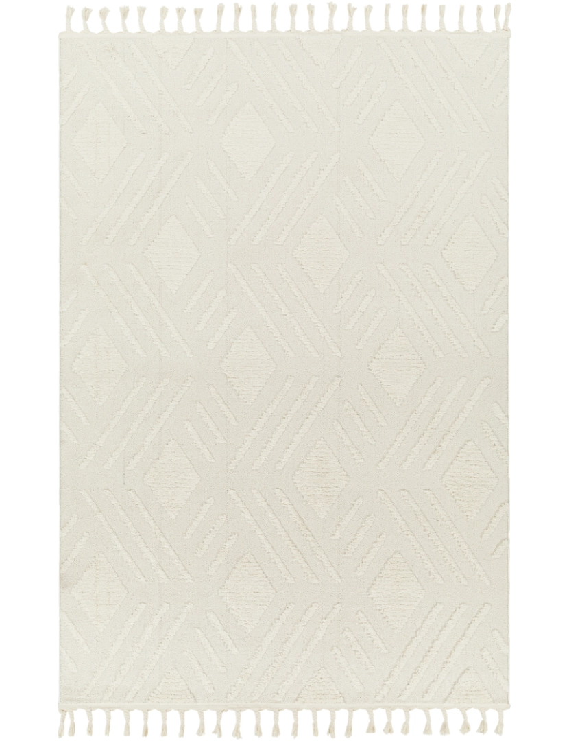 imagem de Tapete Berbere Escandinavo - SELENE - 160 x 213 cm - Creme2