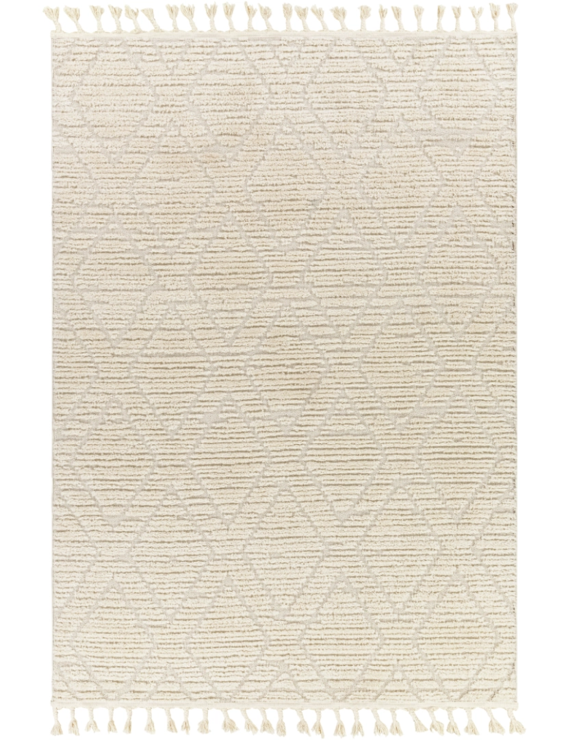 imagem de Tapete Berbere  Geométrico - JASMINE - 160 x 213 cm - Creme2