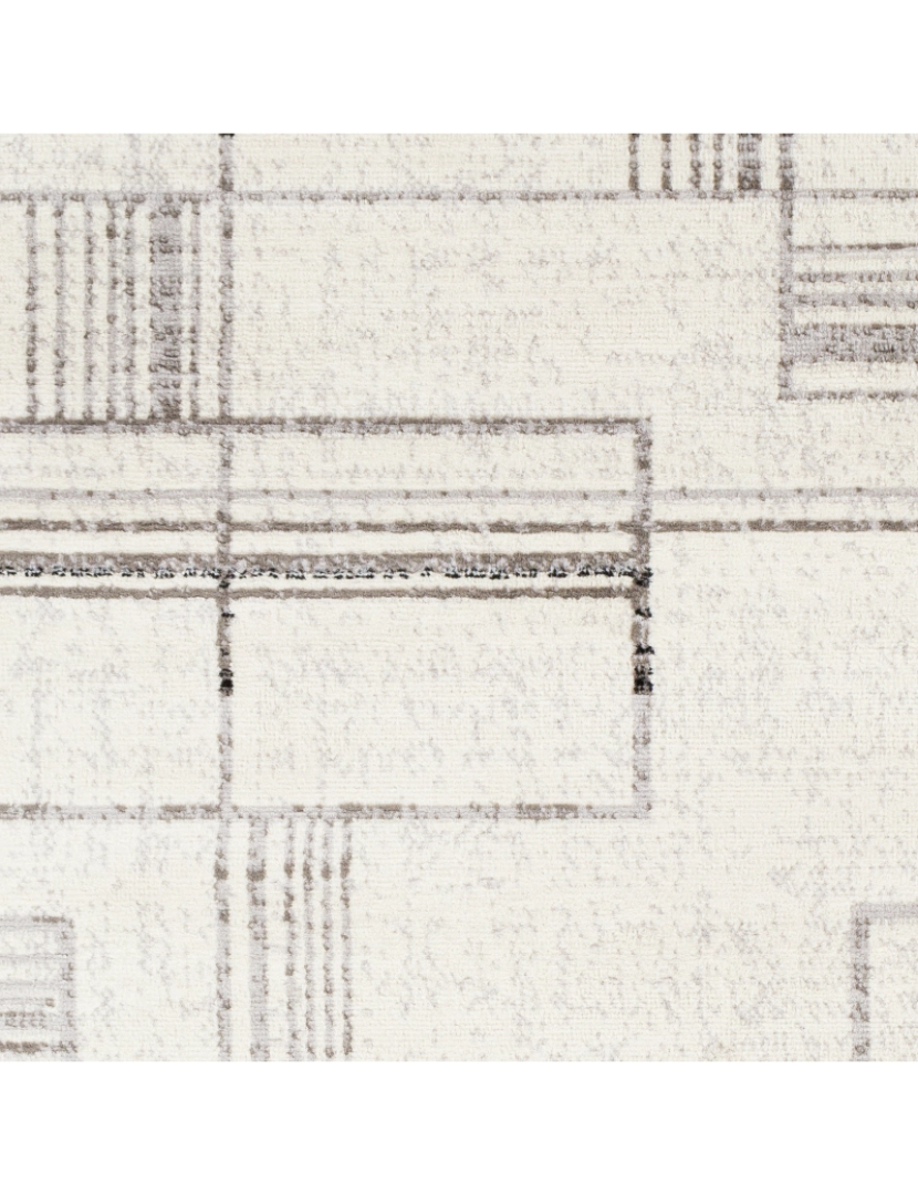 imagem de Tapete Geométrico Moderno - ALEXIA - 152 x 213 cm - Antracite e Cinza6