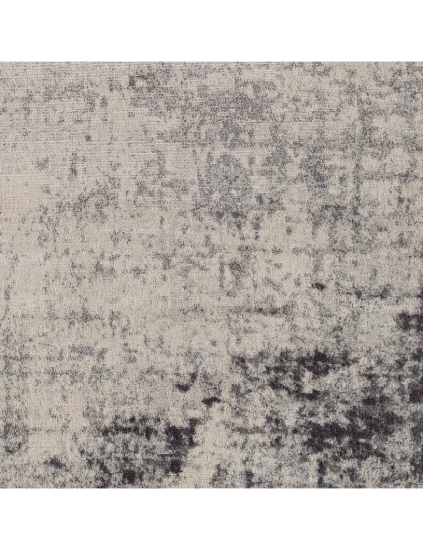 imagem de Tapete Abstracto Escandinavo - KARIN - 160 x 215 cm - Cinza e Branco6