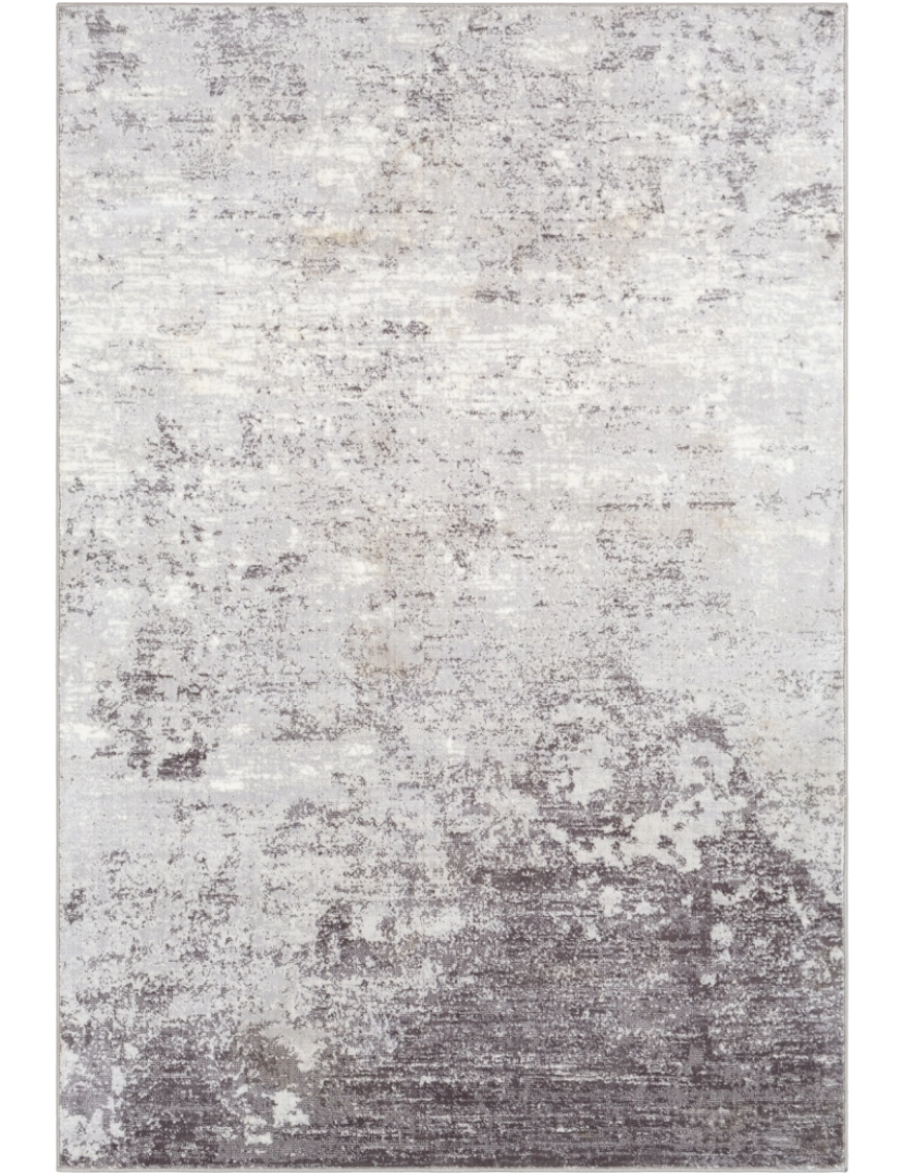imagem de Tapete Abstracto Escandinavo - FIONA - 160 x 220 cm - Branco e Antracite2