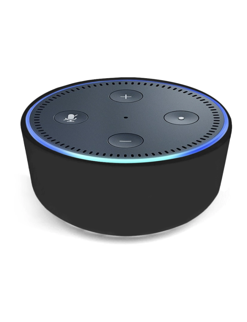 DAM - Capa de Silicone para Amazon Echo Dot (Gen 2) Preto