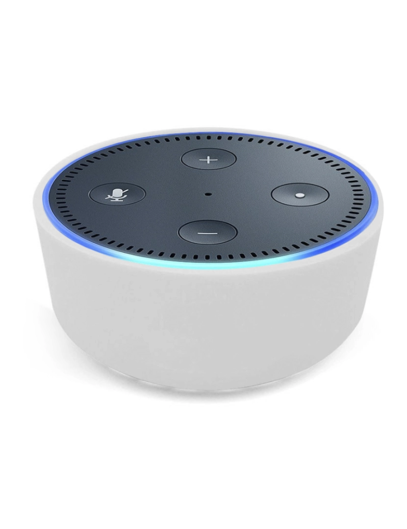 DAM - Capa de Silicone para Amazon Echo Dot (Gen 2) Branco