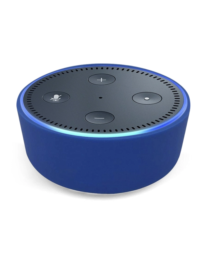 DAM - Capa de Silicone para Amazon Echo Dot (Gen 2) Azul