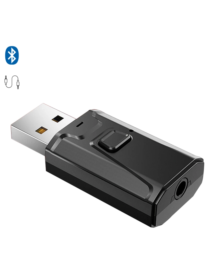 DAM - Emissor E Recetor Bluetooth Usb Preto