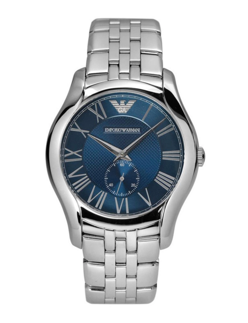 Armani - Relógio Armani Emporio Valente Homem Prateado e Azul