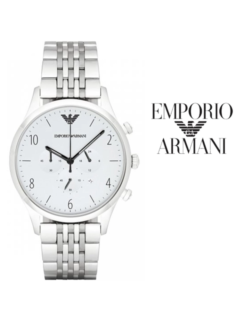 Armani - Relógio Armani Homem Prateado