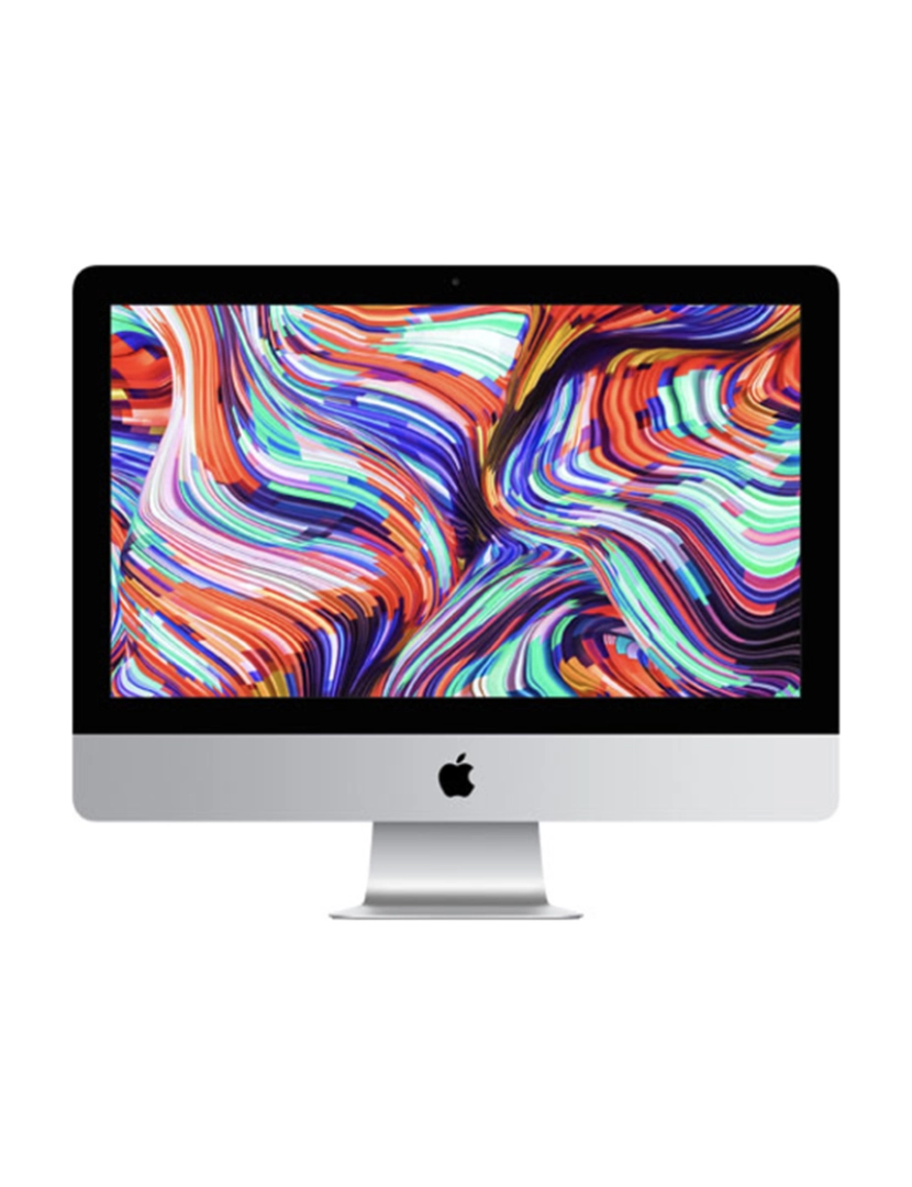 Apple - Apple iMac (Retina 4K, 21.5 2019) Silver Grau A