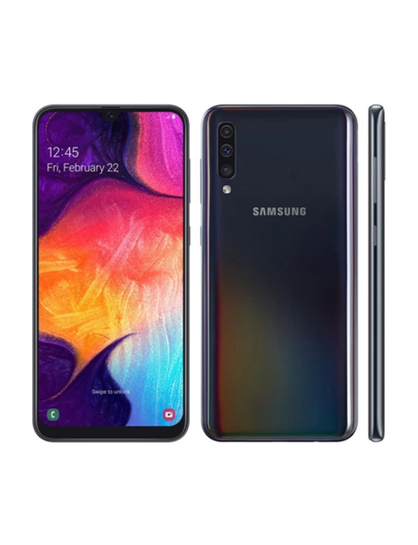 Samsung - Samsung Galaxy A50 128GB A505FN DS Black Grau B