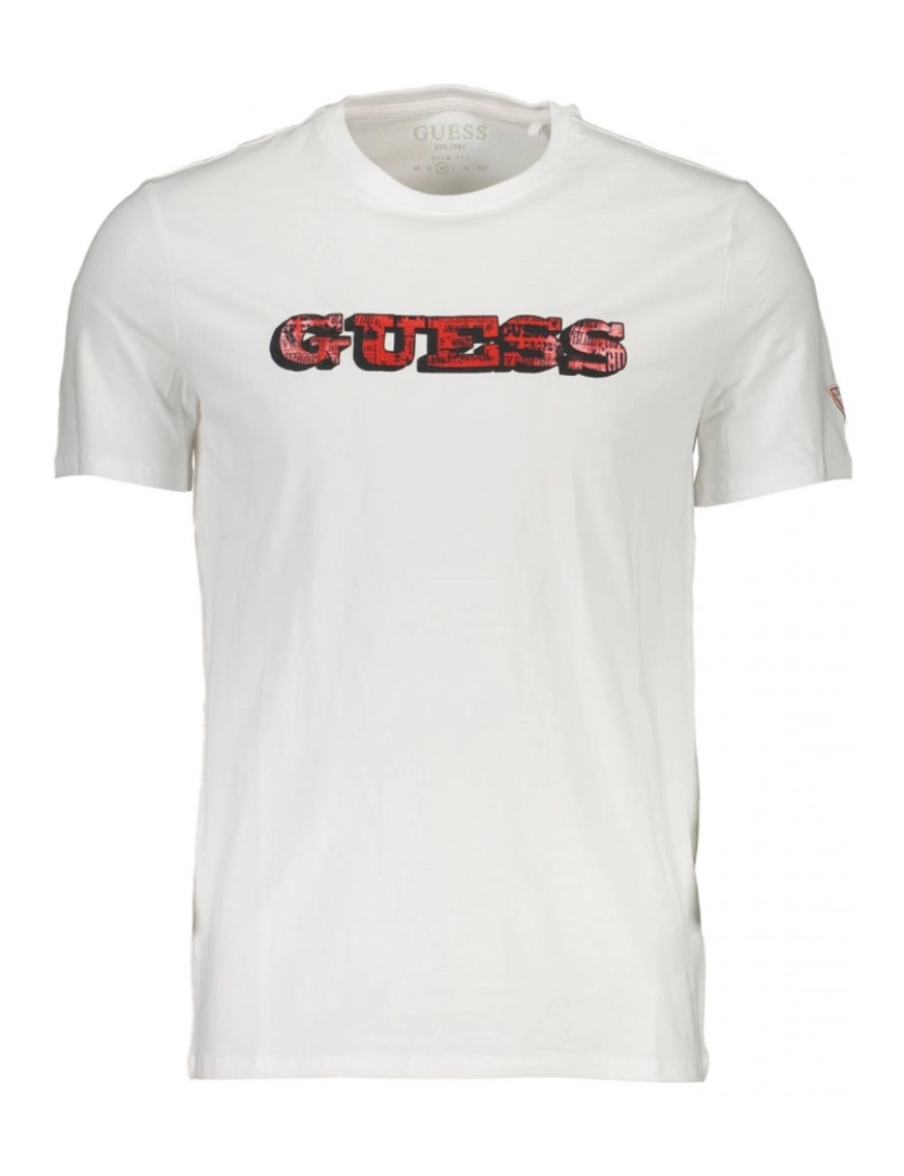 Guess Jeans - T-Shirt M. Curta Homem Branco