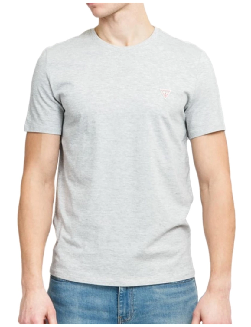 Guess Jeans - T-Shirt M. Curta Homem Cinza