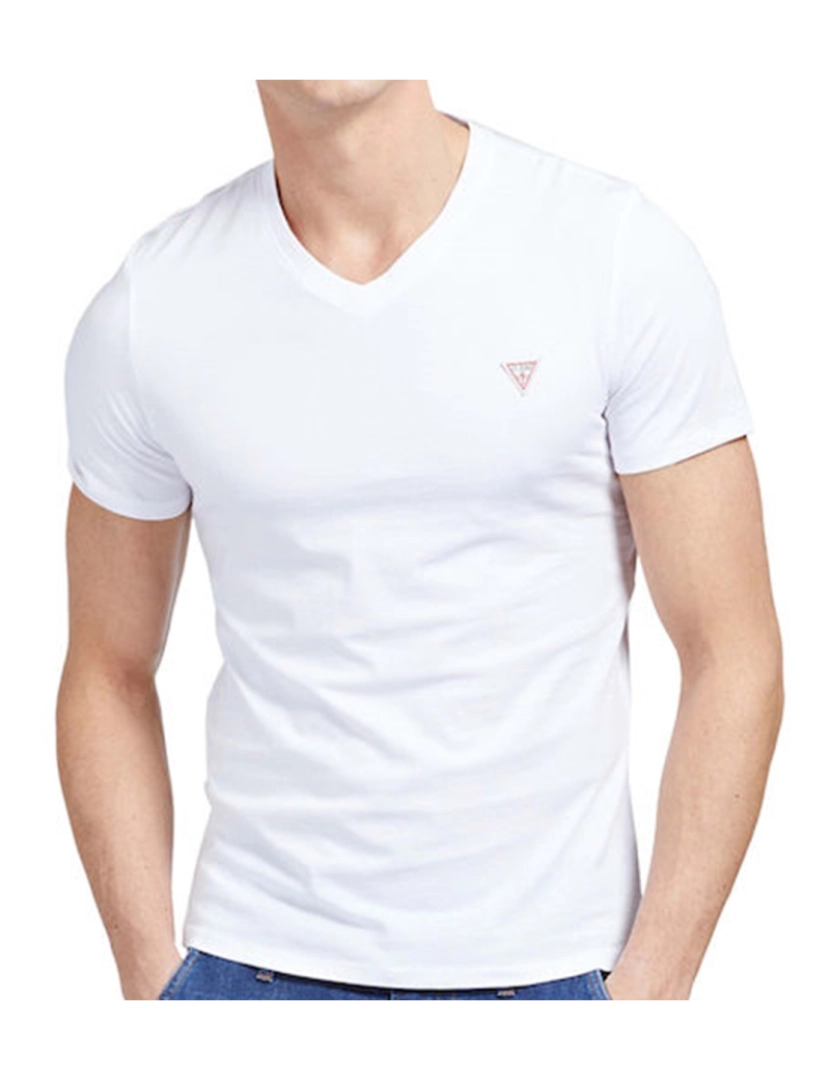 Guess Jeans - T-Shirt M. Curta Homem Branco