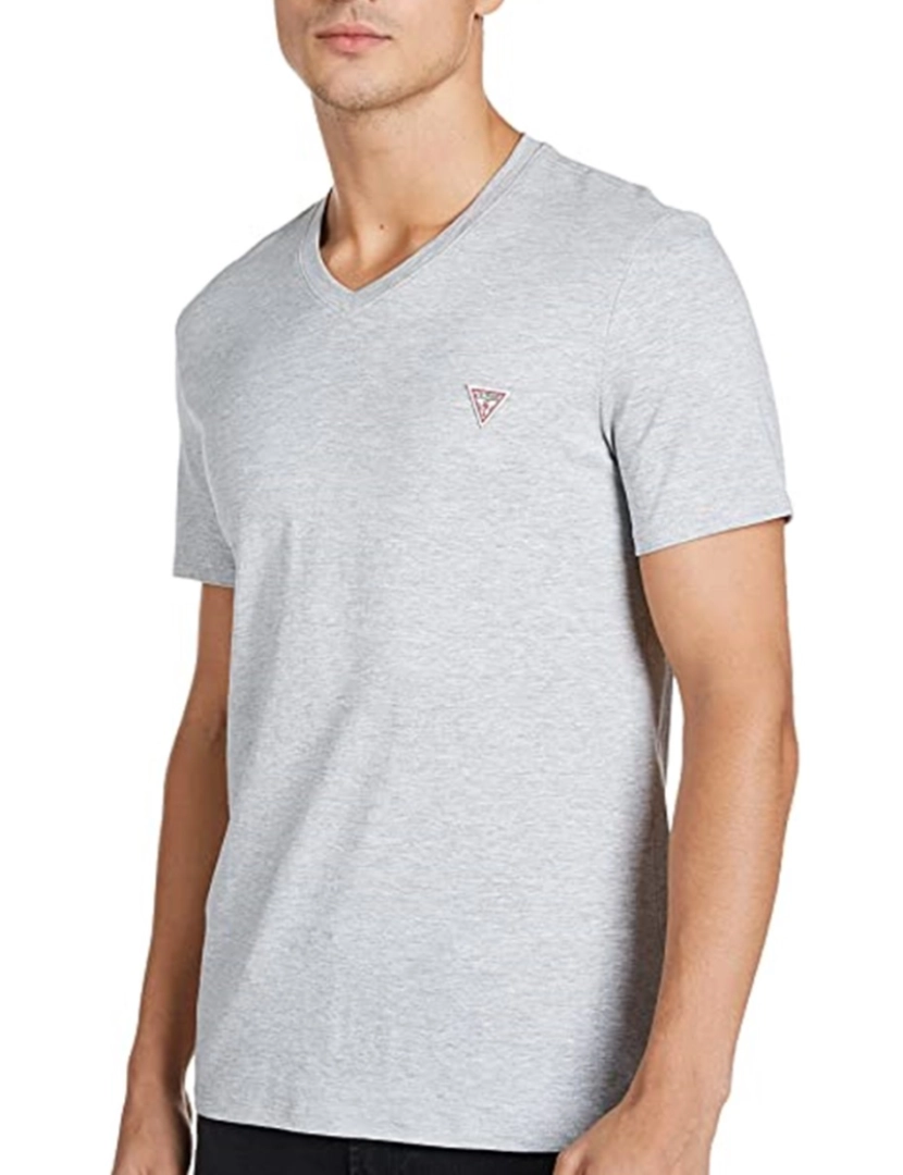 Guess Jeans - T-Shirt M. Curta Homem Cinza