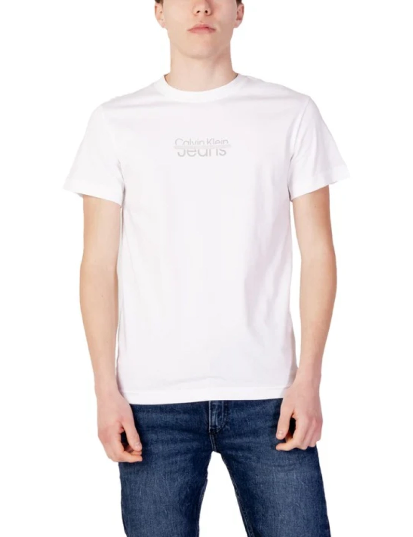Calvin Klein Jeans - T-Shirt Homem Branco