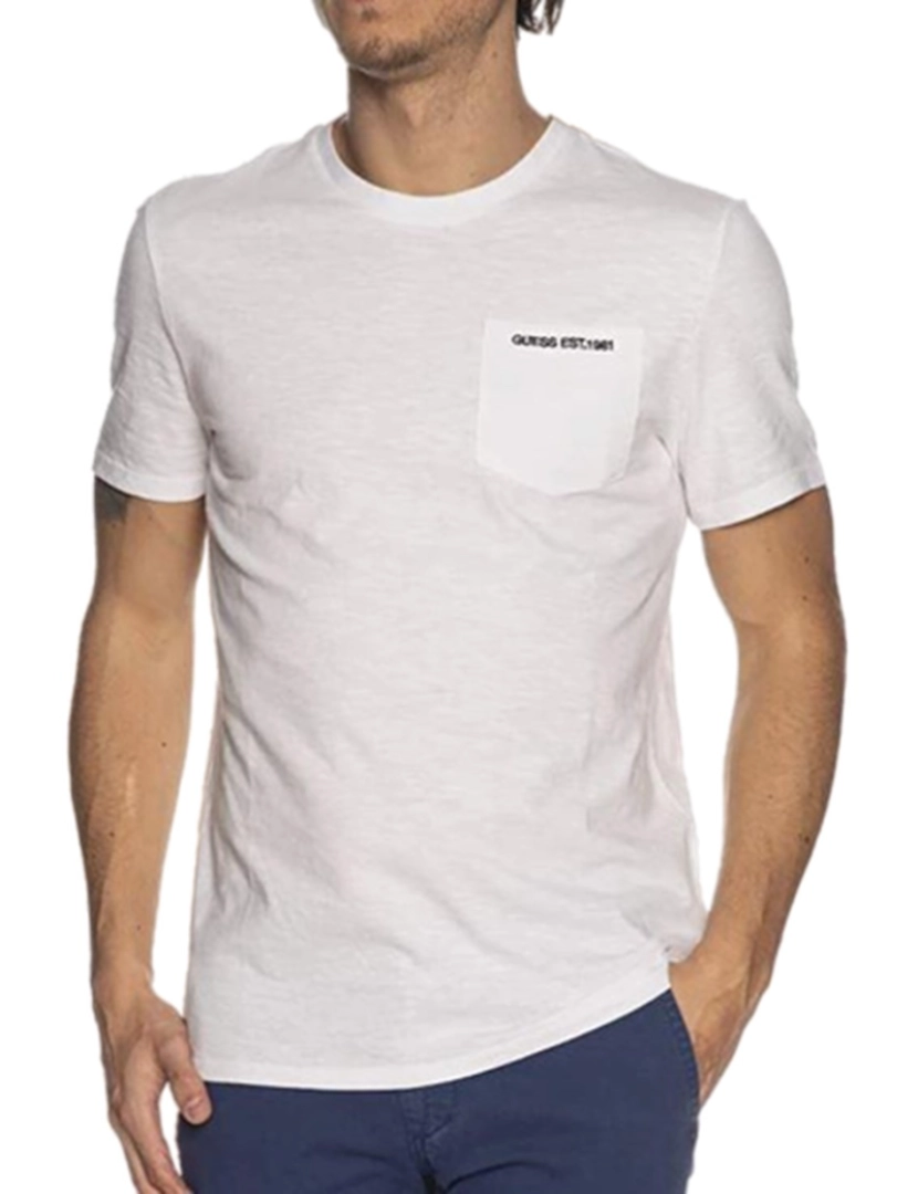 Guess Jeans - T-Shirt Homem Branco