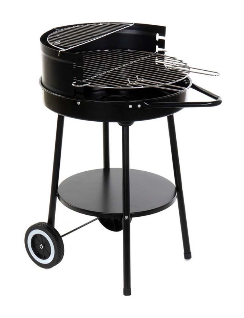 DKD Home - Barbecue a Carvão com Rodas Metal