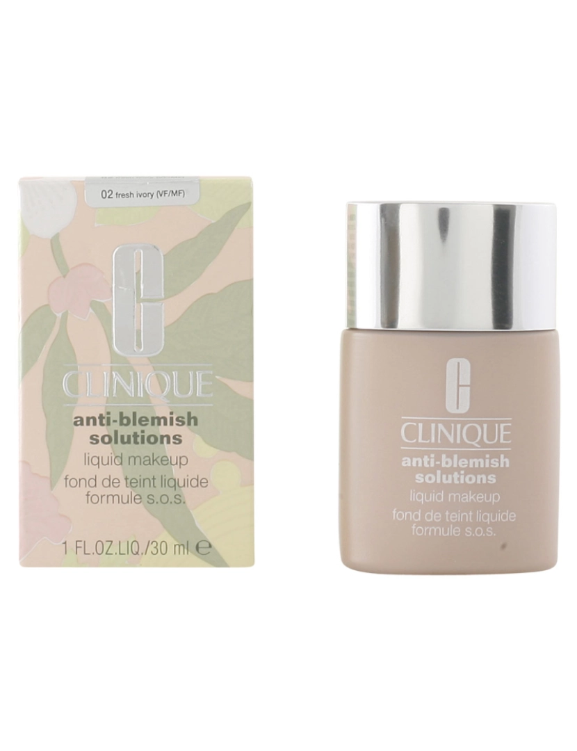 Clinique - Anti-blemish Solutions Liquid Makeup #02- Fresh Ivory 30 ml