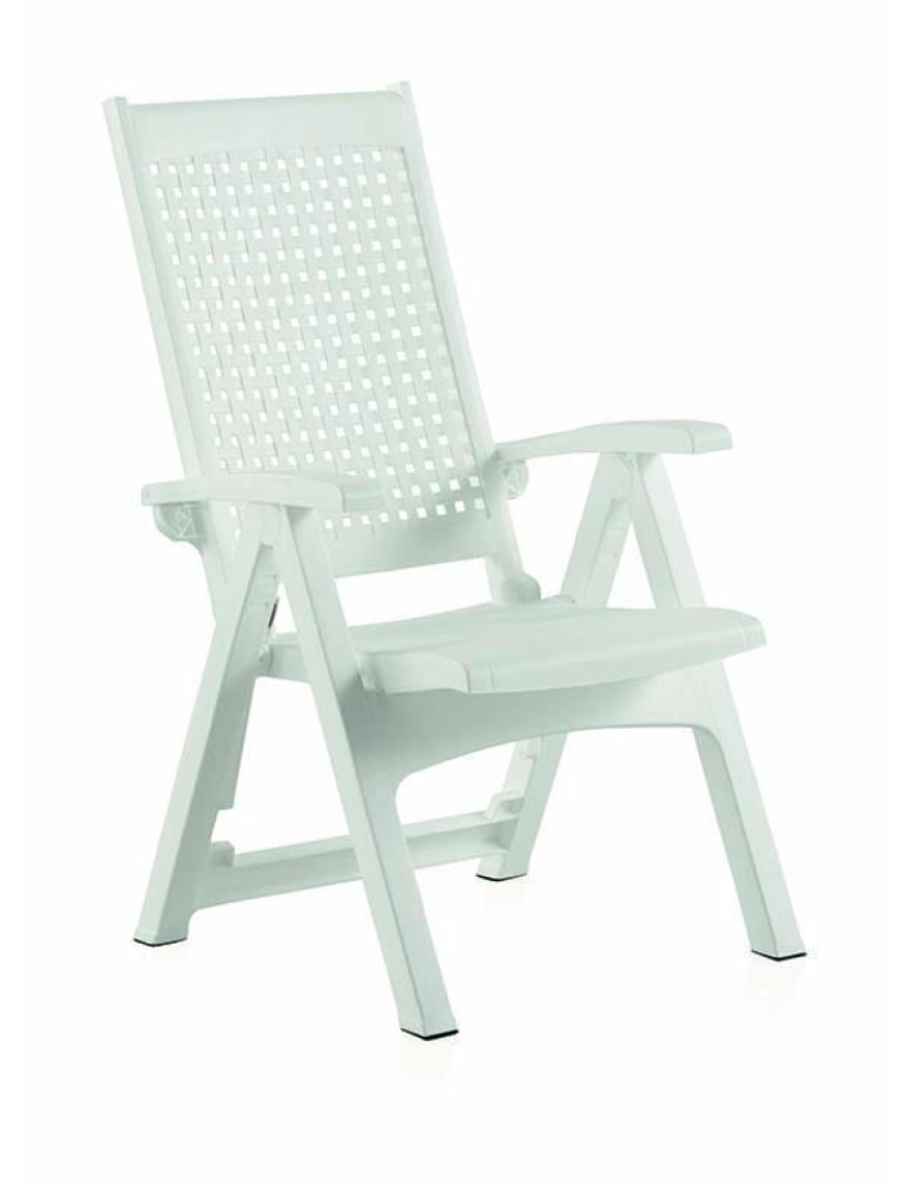 Shaf - Cadeira Metal Multiposição Branco
