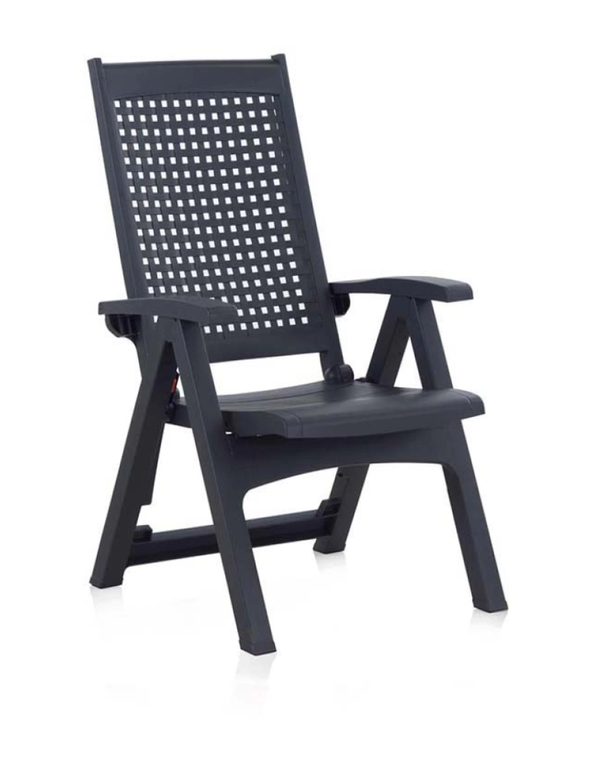 Shaf - Cadeira Metal Multiposição Antracite
