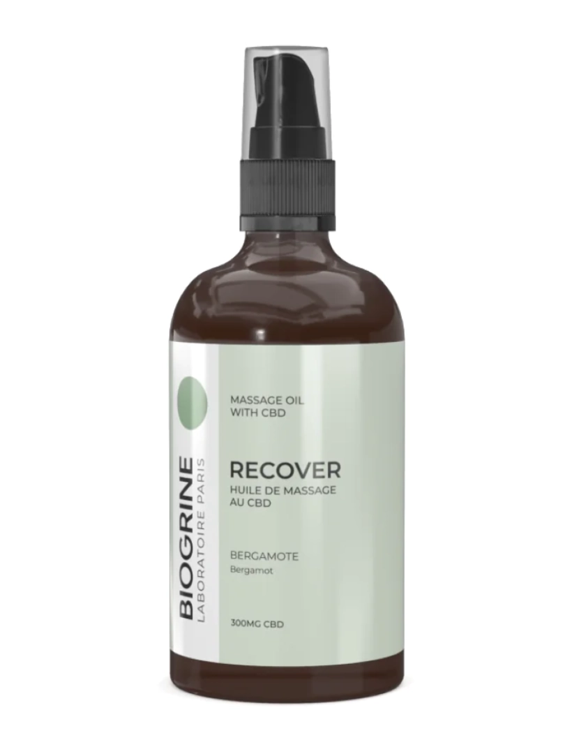 imagem de Biogrina - "recuperar" óleo de massagem - com base em CBD 300mg -rico em vitamina C e E - Bergamotte- 100ml perfume2