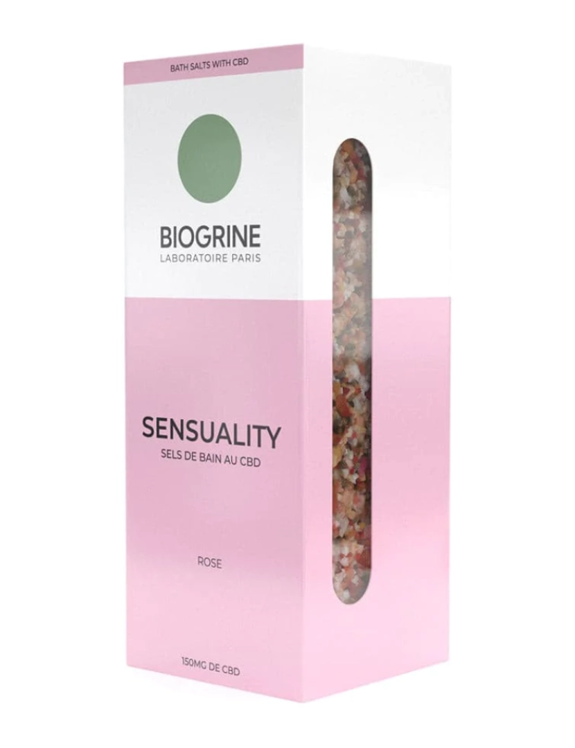 imagem de Biogrina - "Sensualidade" - Sais de banho CBD - Rose - relaxando -150mg de CBD 300G2