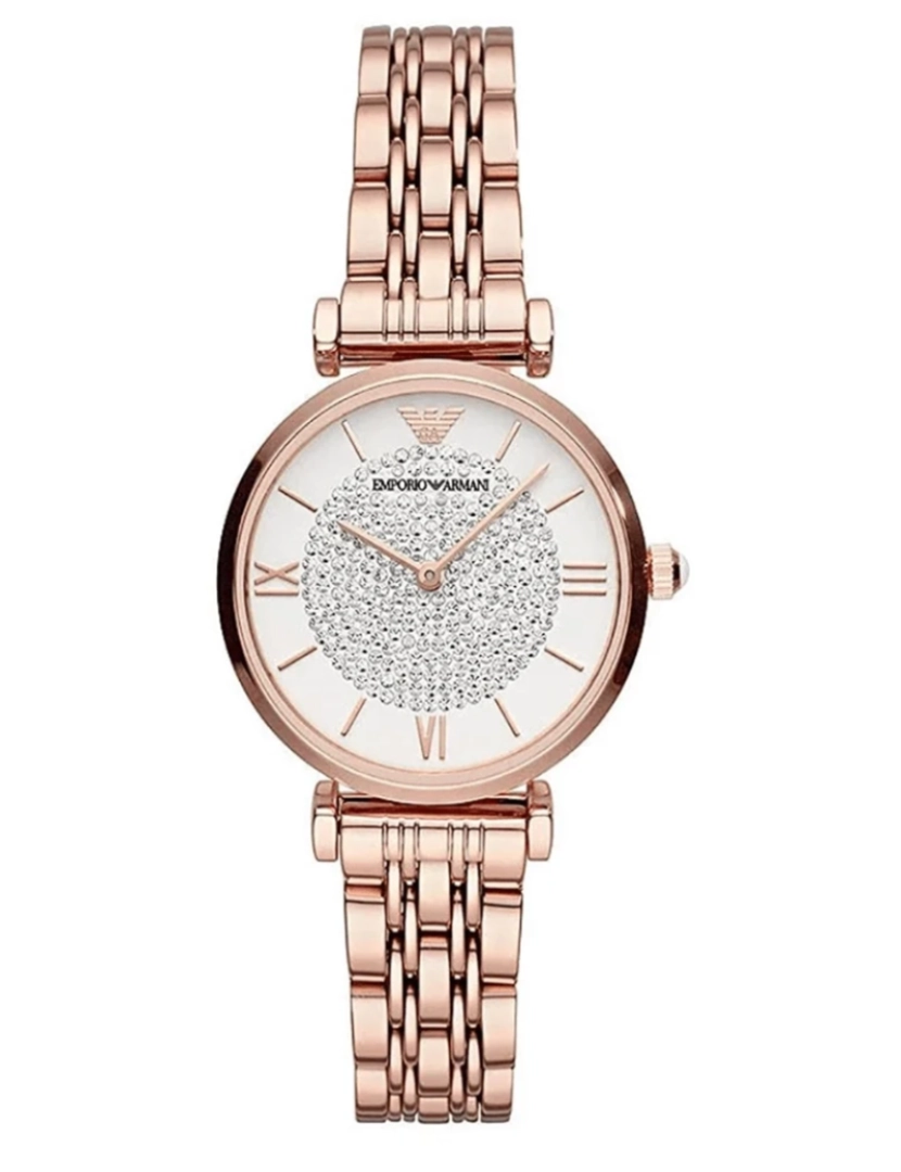 Armani - Relógio Senhora Rosa Dourado AR11244