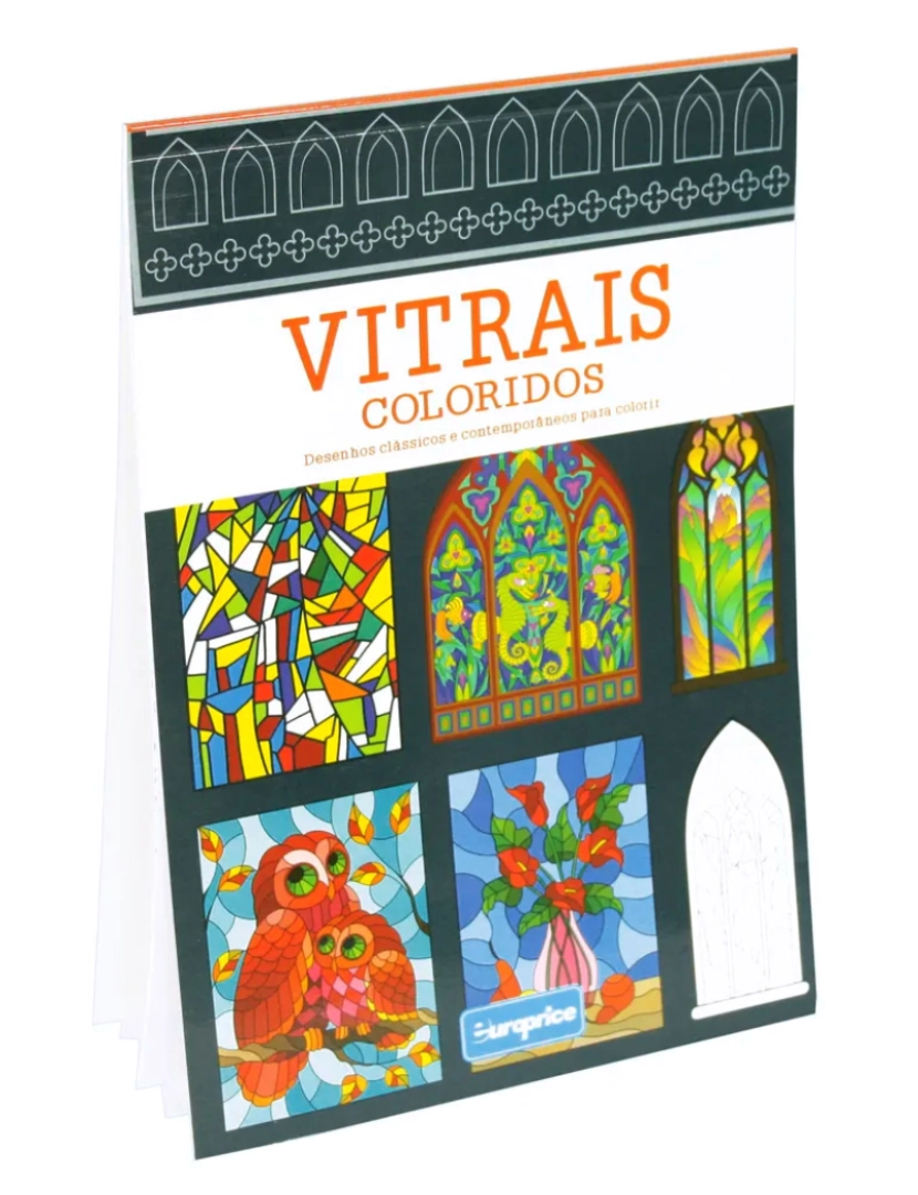 Europrice - Vitrais Coloridos - Laranja