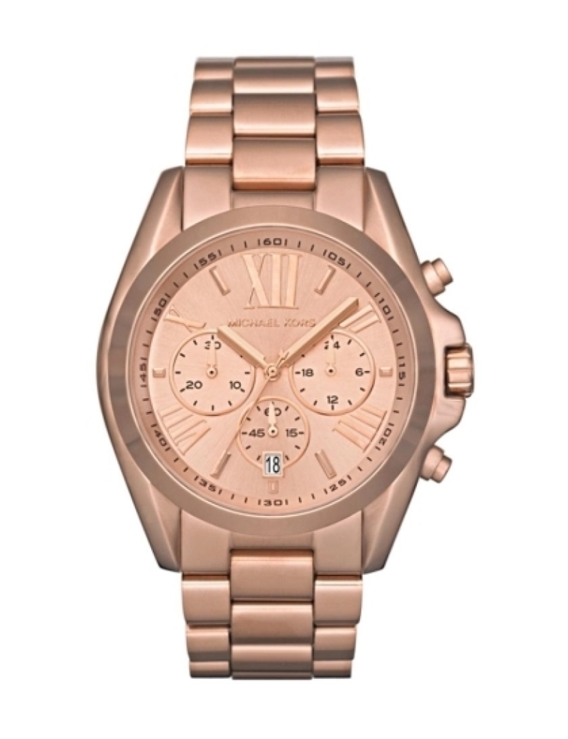 Michael Kors - Relógio Senhora Bradshaw Dourado Rosa