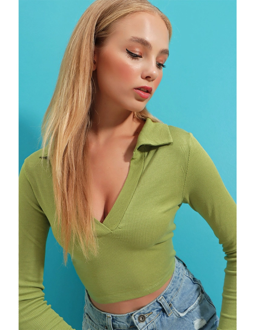 Defile - Blusa Senhora Verde Pistacho