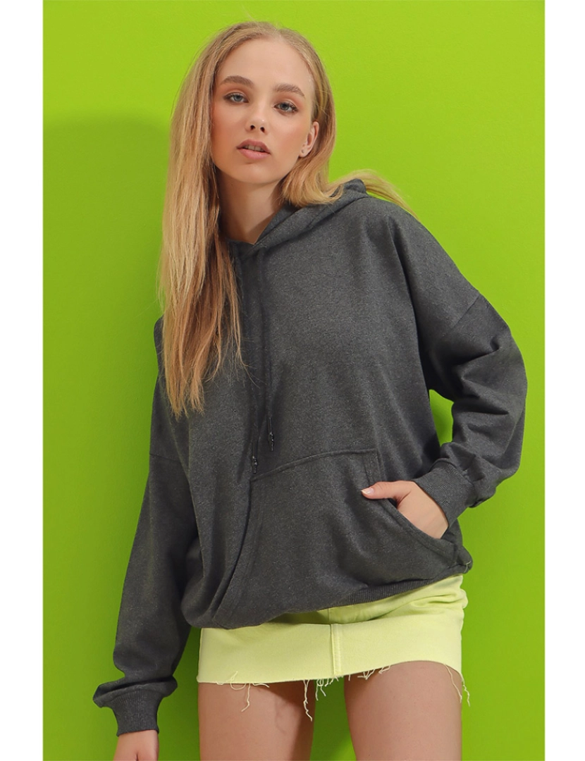 Vaggon - Sweatshirt Senhora Antracite