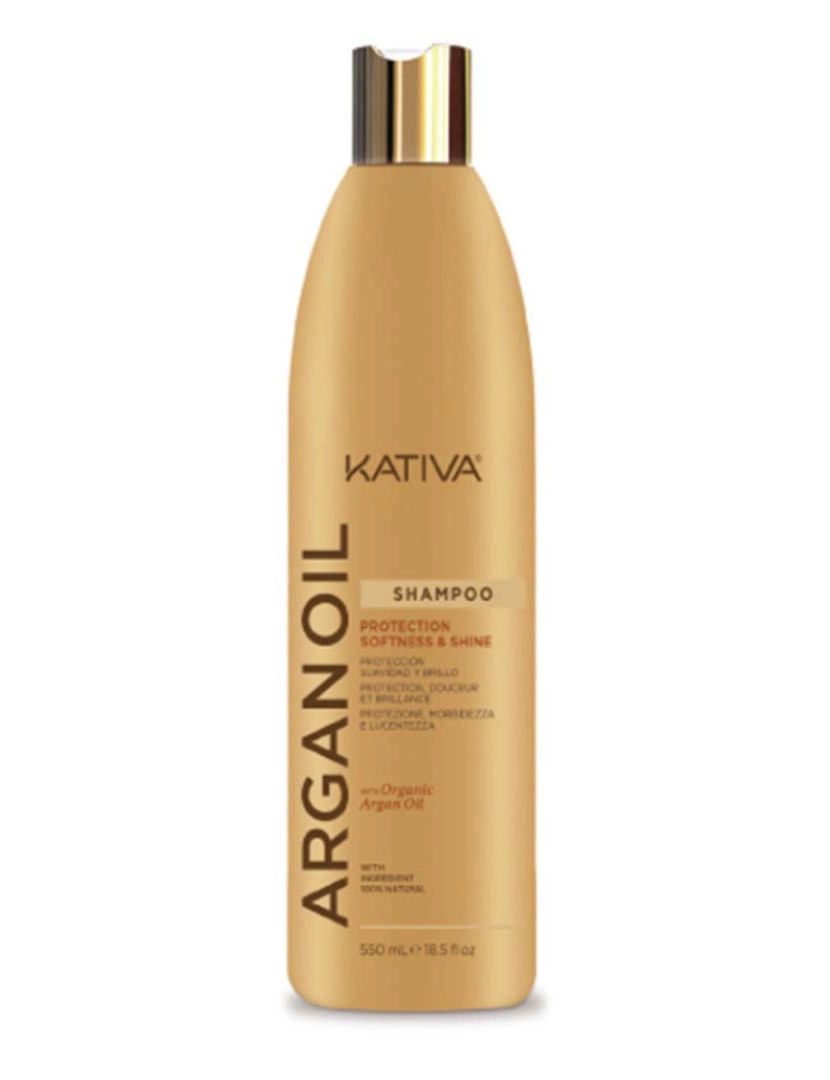 Kativa - Óleo De Argan Shampoo 550 Ml
