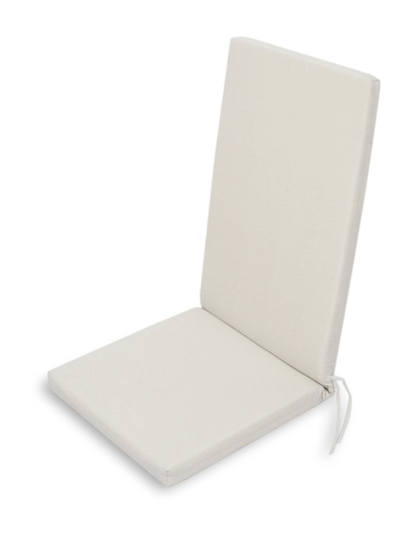 imagem de  Almofada Cadeira Com Javea Removível Branco 2