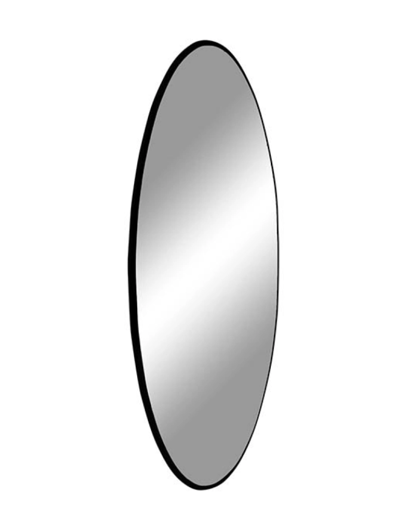 House Nordic - Espelho Jersey Preto 60 cm
